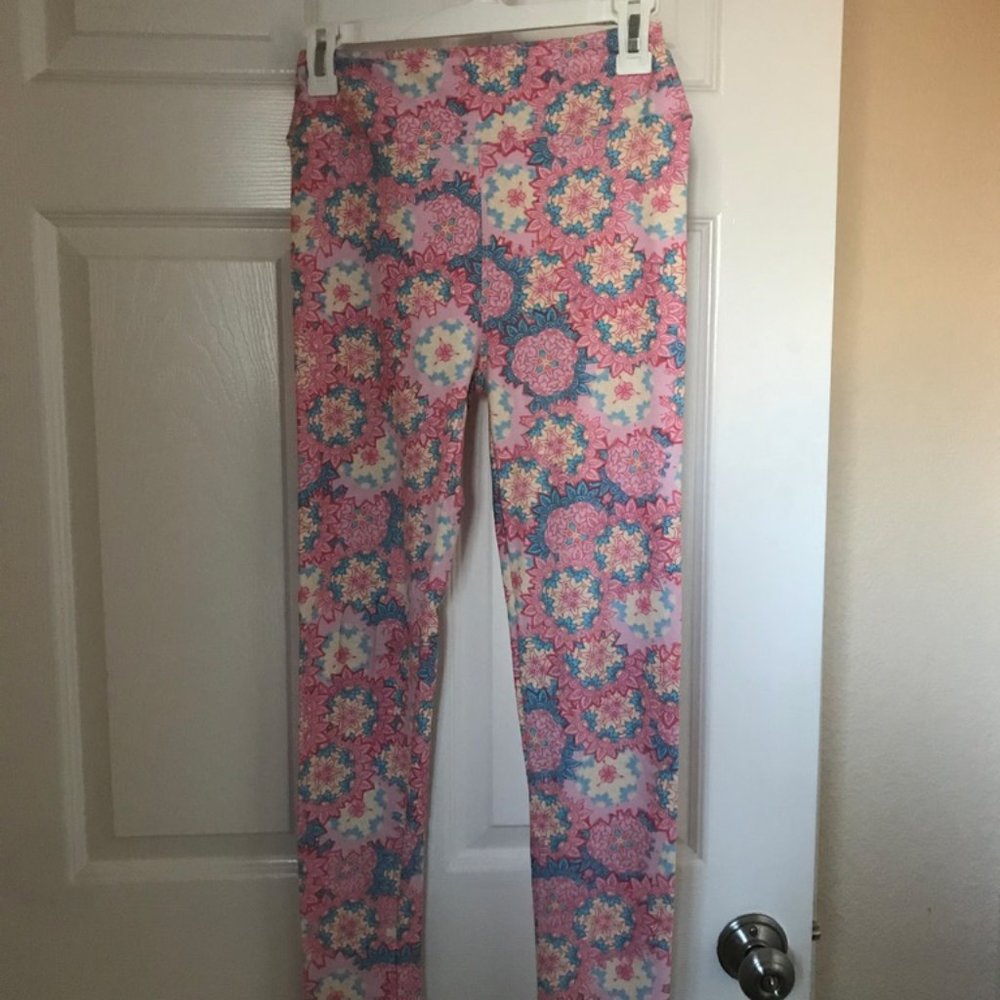 Lularoe OS Leggings floral